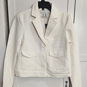 Rachel Zoe Cream Tailored Blazer